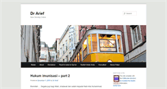 Desktop Screenshot of drarief.com